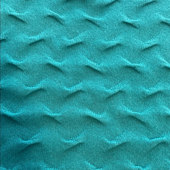 NWT Pure Amici turquoise blue cashmere crew neck sweater size M - Picture 7 of 7